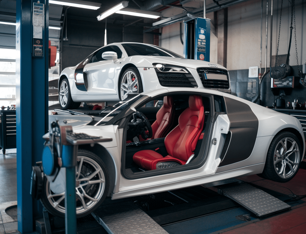 שיפוץ או החלפת גיר לאאודי R8