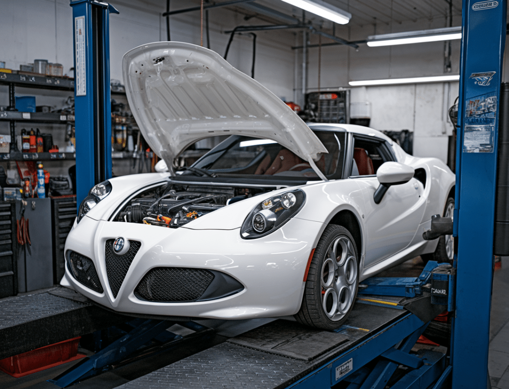 שיפוץ או החלפת גיר לאלפא רומיאו 4C