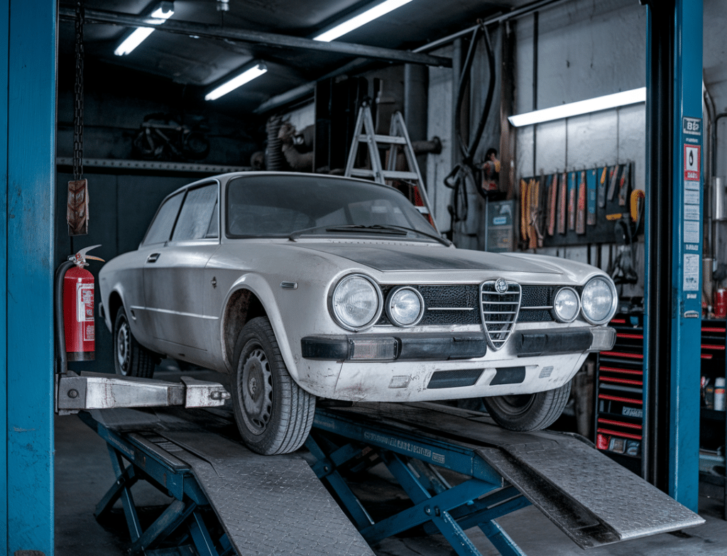 שיפוץ או החלפת גיר לאלפא רומיאו 75