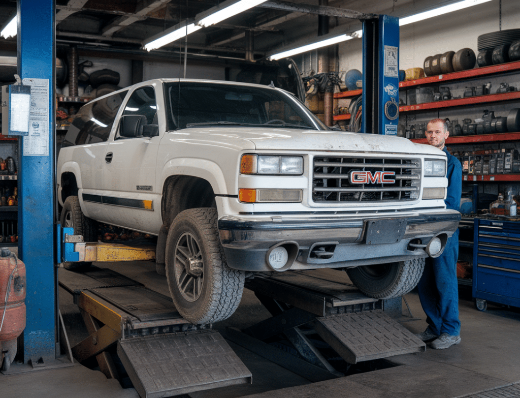 שיפוץ או החלפת גיר לג'י. אם. סי GMC סיירה 4X4