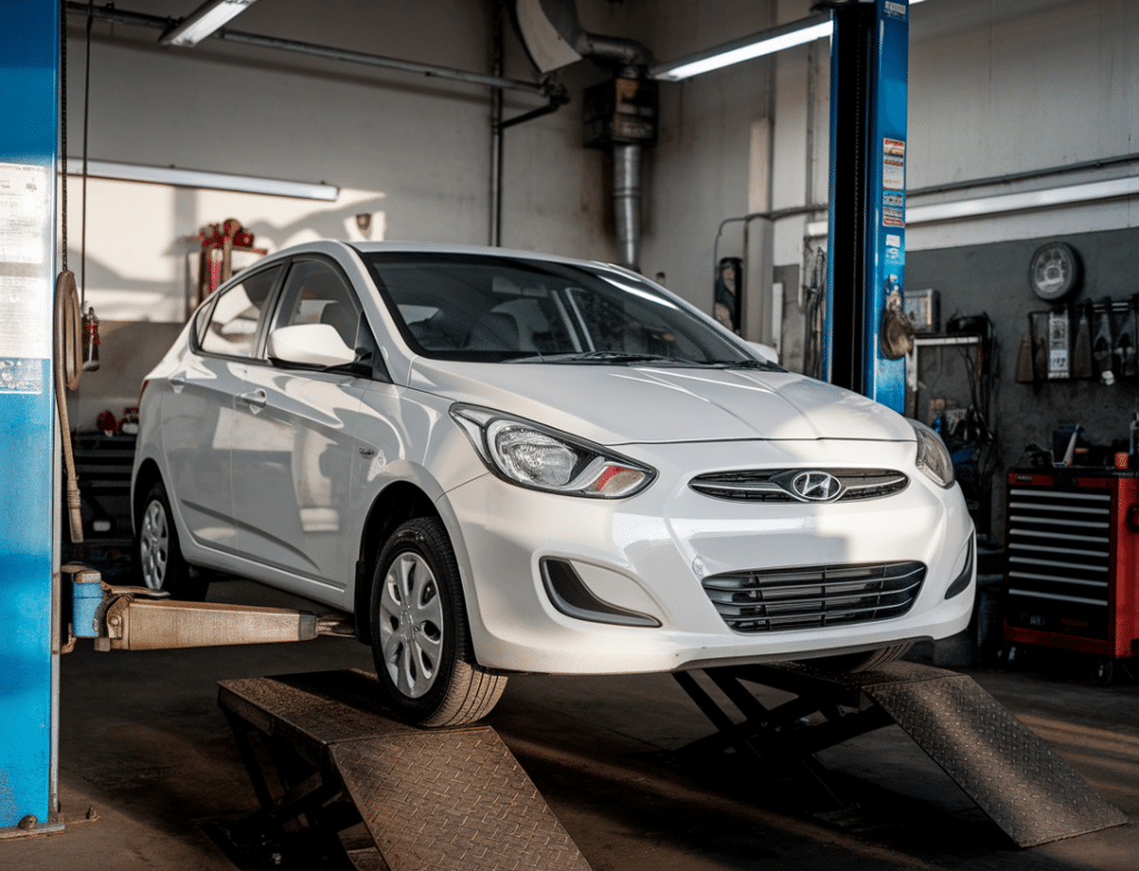 שיפוץ או החלפת גיר ליונדאי אקסנט (עד 2012)