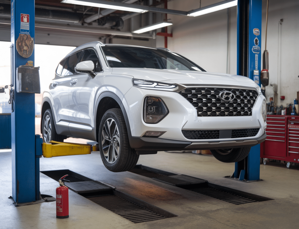 שיפוץ או החלפת גיר ליונדאי סנטה פה