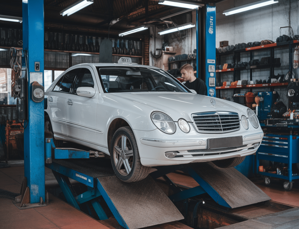 שיפוץ או החלפת גיר למרצדס E-Class Taxi