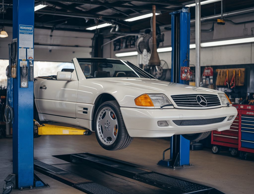 שיפוץ או החלפת גיר למרצדס SL