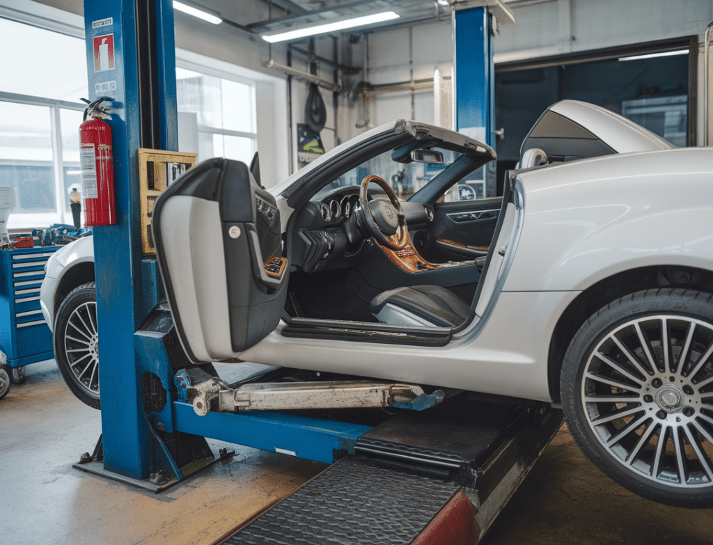 שיפוץ או החלפת גיר למרצדס SLC