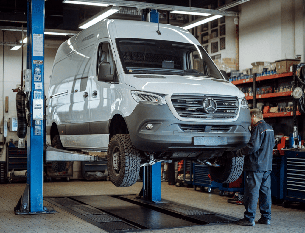 שיפוץ או החלפת גיר למרצדס ספרינטר מסחרי