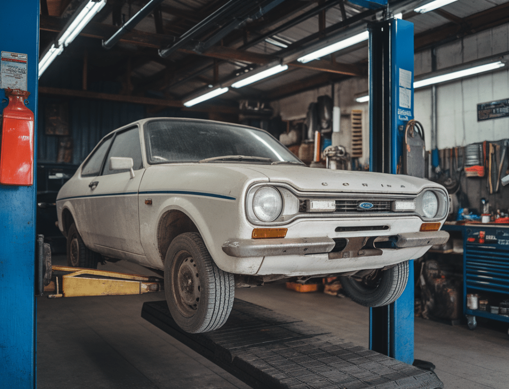 שיפוץ או החלפת גיר לפורד קורטינה