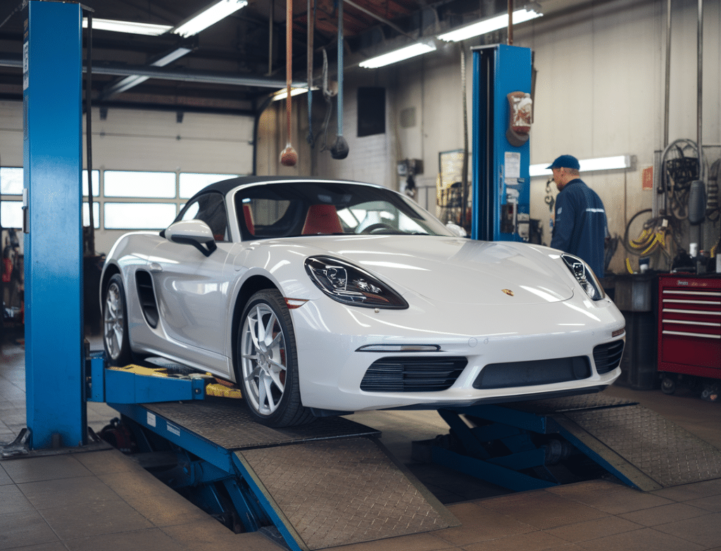 שיפוץ או החלפת גיר לפורשה 718 בוקסטר