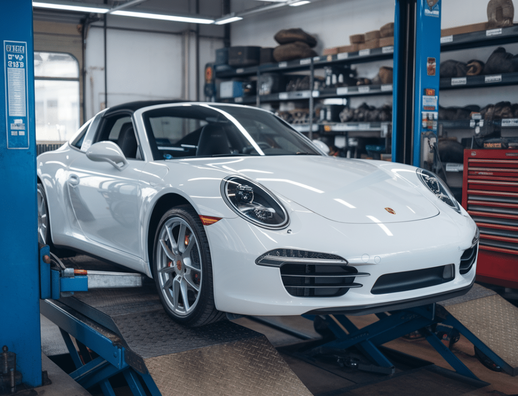 שיפוץ או החלפת גיר לפורשה 911 טארגה