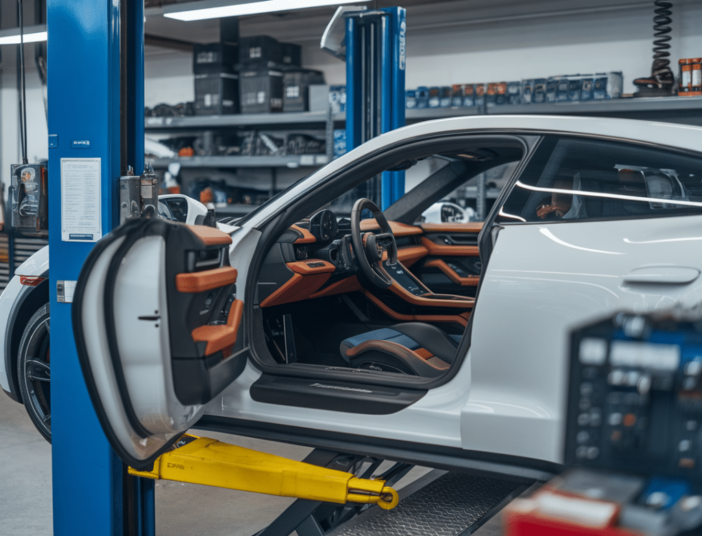 שיפוץ או החלפת גיר לפורשה טייקן