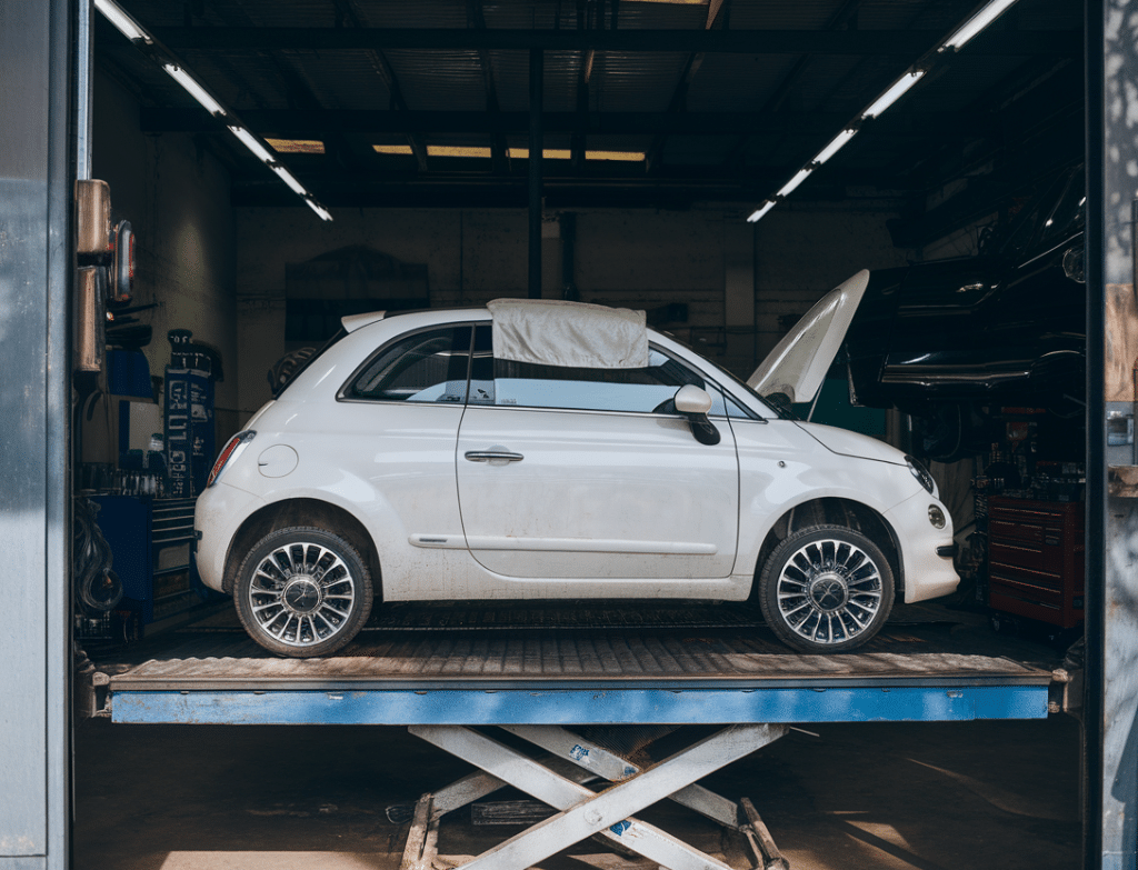 שיפוץ או החלפת גיר לפיאט 500C