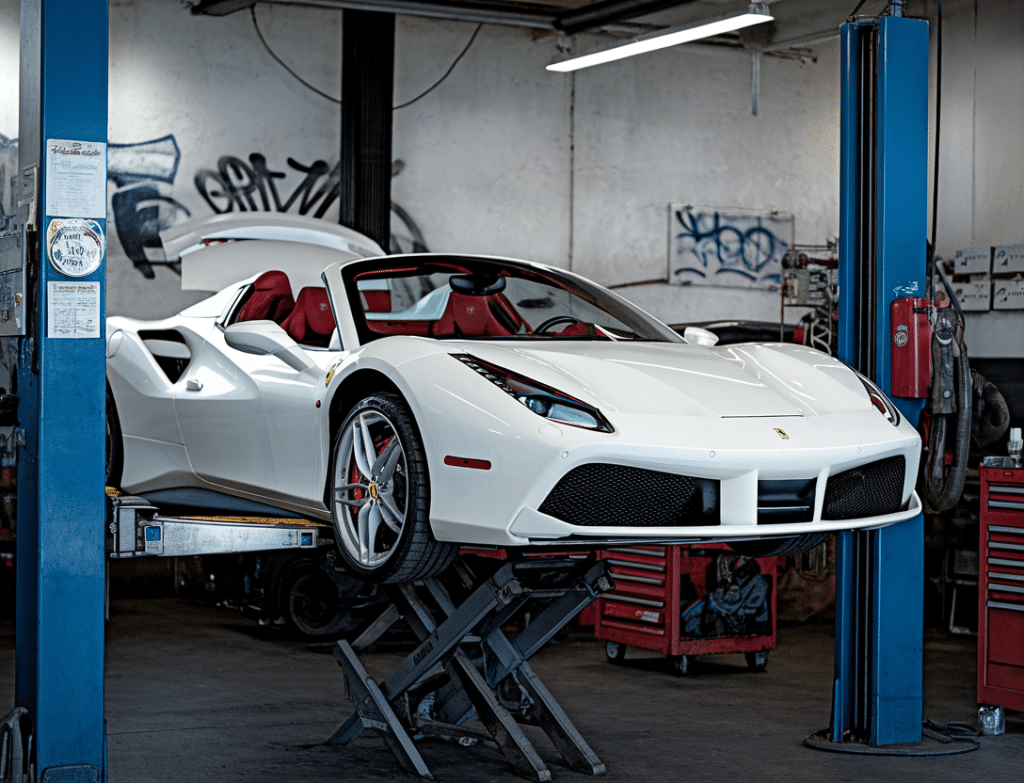 שיפוץ או החלפת גיר לפרארי 488 ספיידר