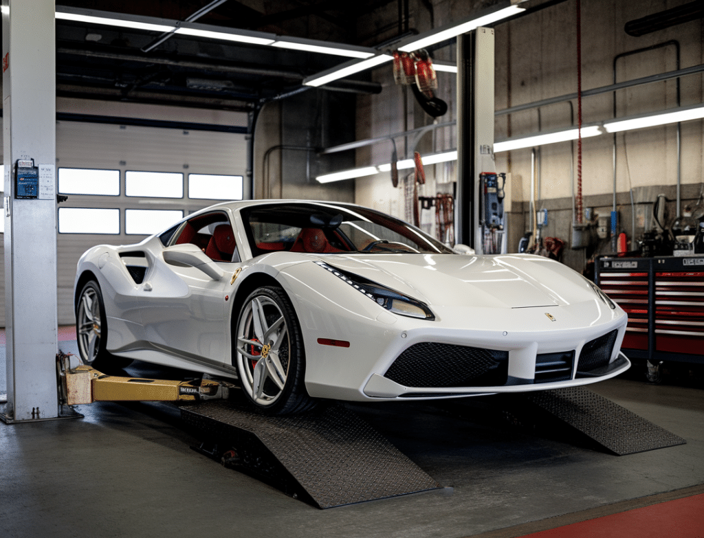 שיפוץ או החלפת גיר לפרארי 488 פיסטה