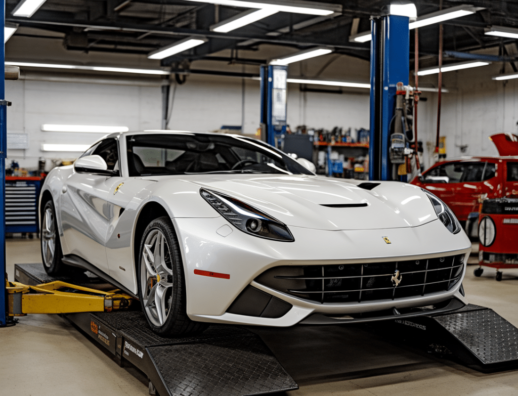 שיפוץ או החלפת גיר לפרארי F12 ברילנטה