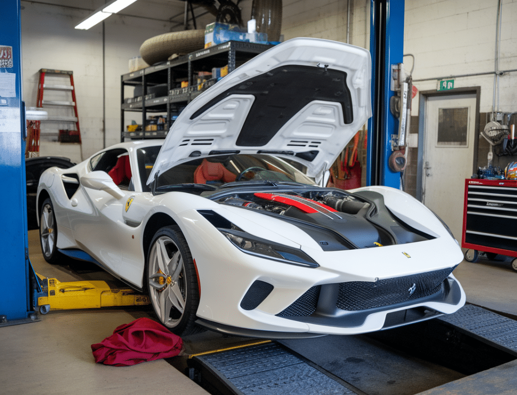 שיפוץ או החלפת גיר לפרארי F8 טריבוטו