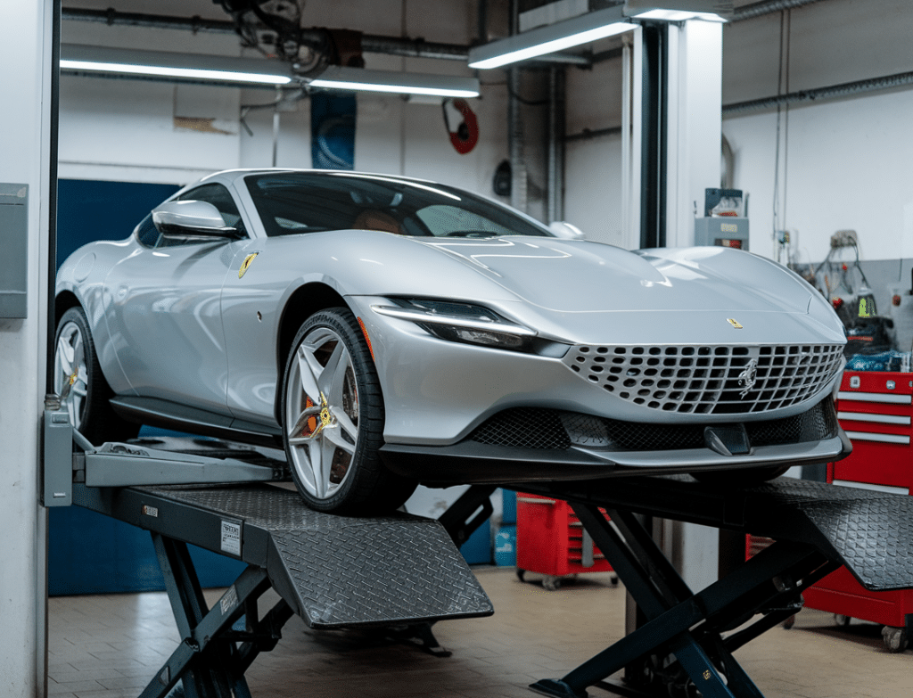 שיפוץ או החלפת גיר לפרארי רומא